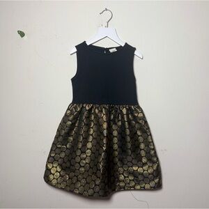 Crewcuts Black and Gold Dress - Sleeveless 6